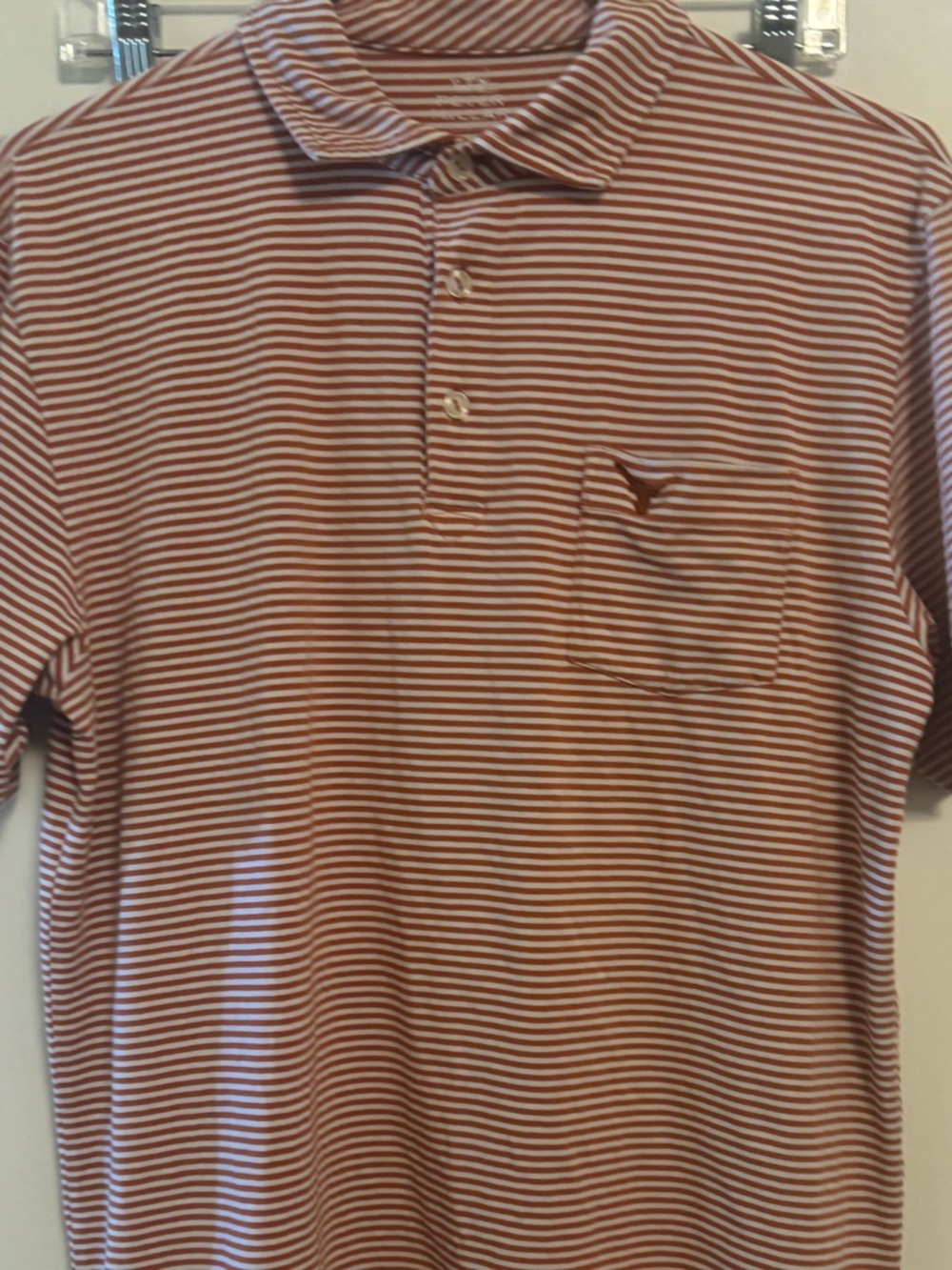 Peter Millar l 
Texas Jubilee Stripe Performance Polo size Small